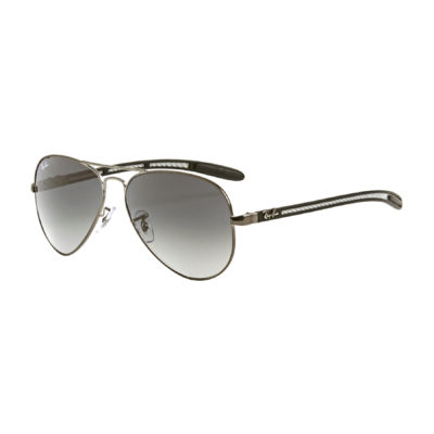 Men's Ray-Ban Sunglasses - Ray-Ban Aviator Carbon Fibre Sunglasses - Matte Gunmetal